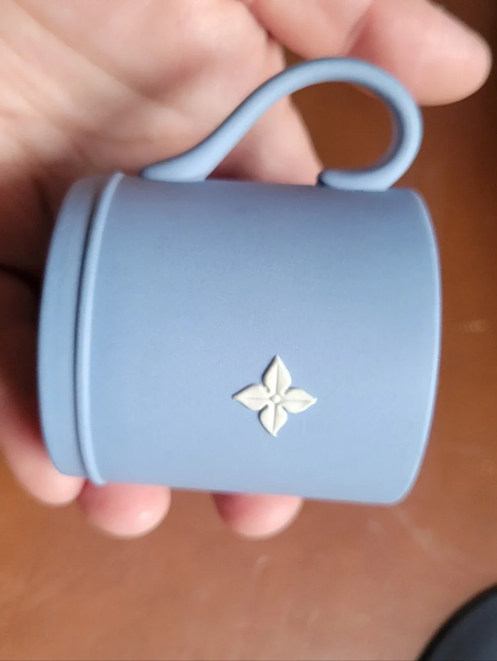 Wedgwood Blue Jasperware Dancing Hours Demitasse Cup And Saucer Danbury